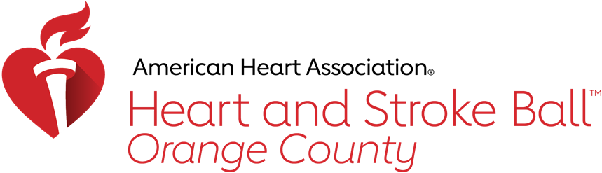 American Heart Association Heart and Stroke Ball Orange County Logo